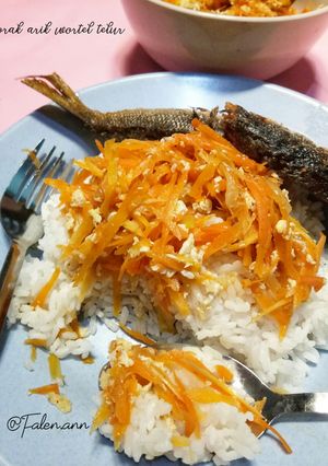 Foto resep Orak arik wortel telur