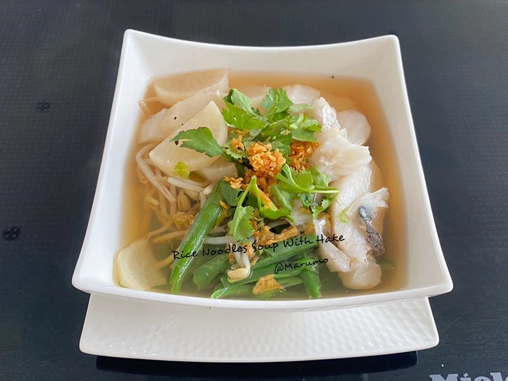 Recipe Rice Noodles Soup With Hake the Perfect Delicious