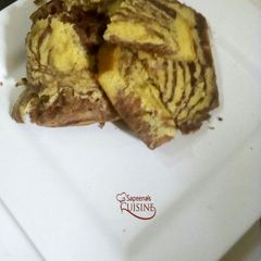 A picture of Zebra cake.