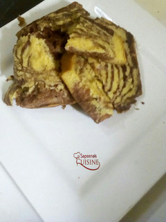 A picture of Zebra cake.