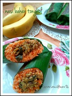 Foto resep Nasi bakar pedas