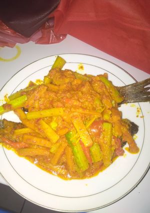 Foto resep Pesmol ikan mas acar ketimun