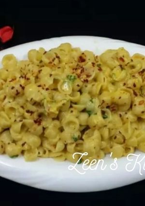 A picture of 3 Cheese Pasta.