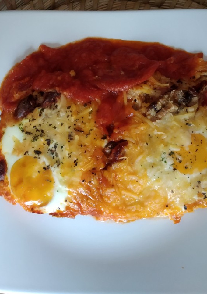 Una foto de Huevos al plato al estilo Pitiminí