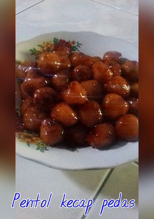 Foto resep Cilok bumbu kecap pedas