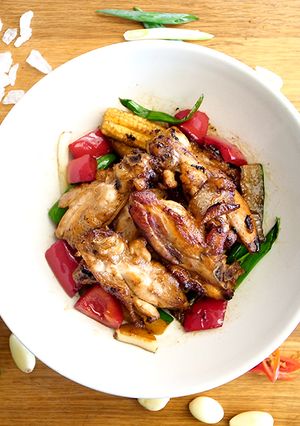 有心食譜：醬爆膀上肉 的食譜成品照片