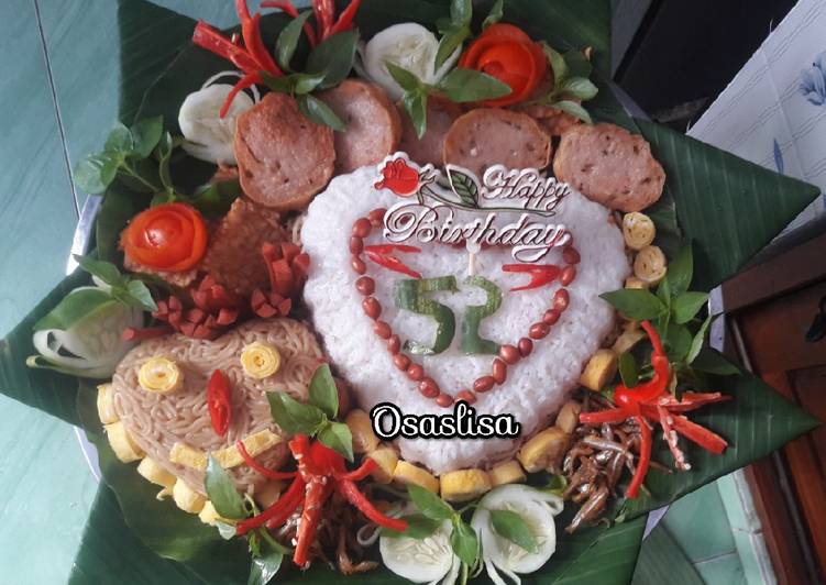 Resep Kue ulang tahun dari nasi putih Anti Gagal