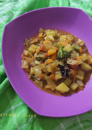 Foto resep Vegetable Curry