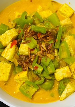 Foto resep Resep Gulai pare belut dan tahu