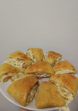 Sonkás háromszög recept fotója