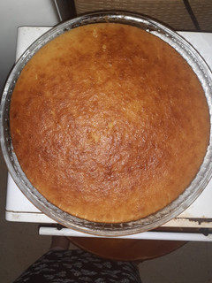 صورة لوصفة بسبوسة على طريقتي