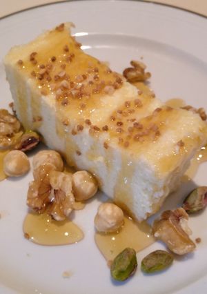 Una foto de Flan de mató