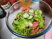 Gambar salad dressing vinegar