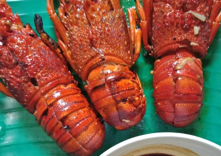 Bagaimana mengolah Lobster bakar, Enak Banget