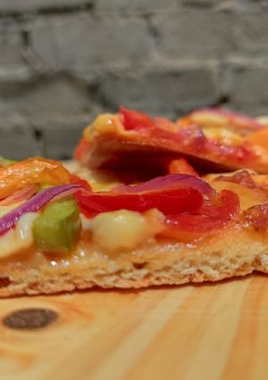 Una foto de Pizza