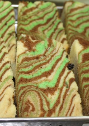 Foto resep Zebra cake kukus (ncc)