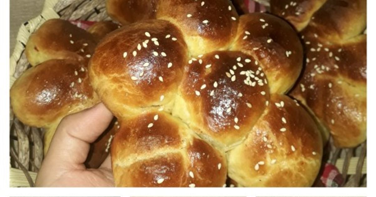 طريقة عمل خبز دار على شكل ورود خبز راقي رووعة 🥖👍😋 من 🇩🇿💎مطبخ أم أدم ...