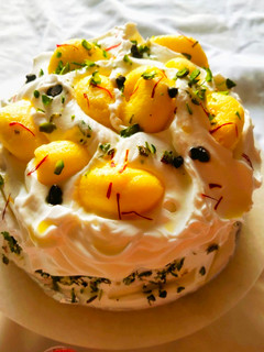 A picture of Rasmalai Cake (Rasmalai Recipe in Hindi).