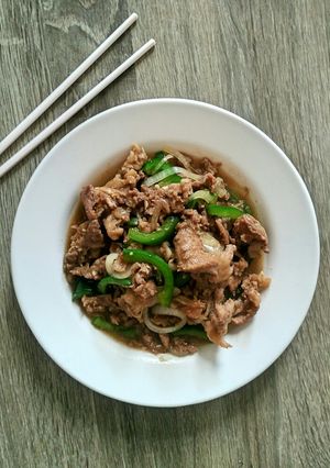 Foto resep Beef Shortplate Yakiniku Hokben