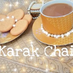 Karak chai ❤️☕❤️ A picture of Karak chai ❤️☕❤️.