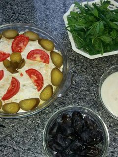 عکسی از دستور سالاد الویه