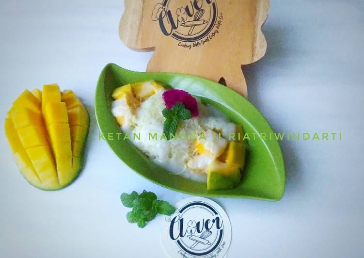 Bahan-bahan Ketan Mangga Sederhana dan Mudah Dibuat