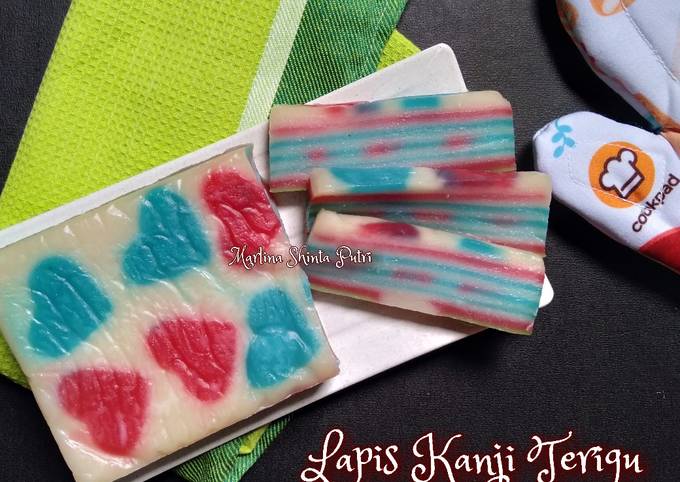 Ini dia! Bagaimana cara bikin Lapis Kanji Terigu  sesuai selera