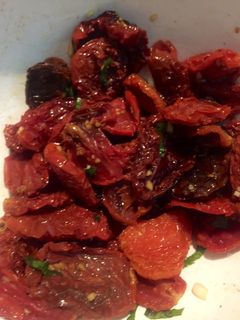 Una foto de Tomates secos