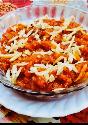 A picture of Gajar halwa.