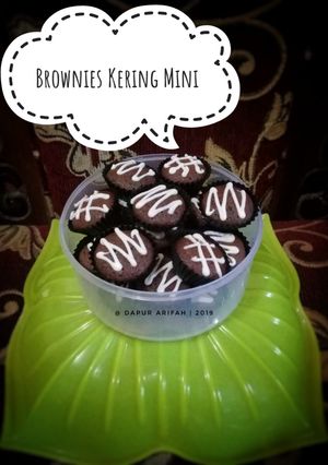 Foto resep Brownies kering mini