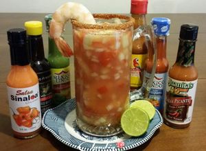 Una foto de Coctel de camaron🌹