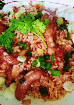 รูปของ ข้าว(ผัด)หมูแดง