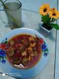 Udang baso/pentol cabe