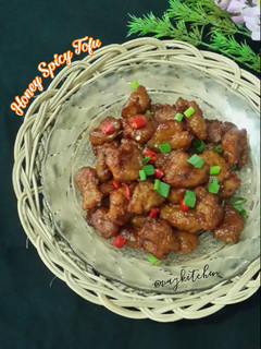 Foto resep Honey Spicy Tofu