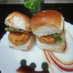 Maharashtrian Vada Pav A picture of Maharashtrian Vada Pav.