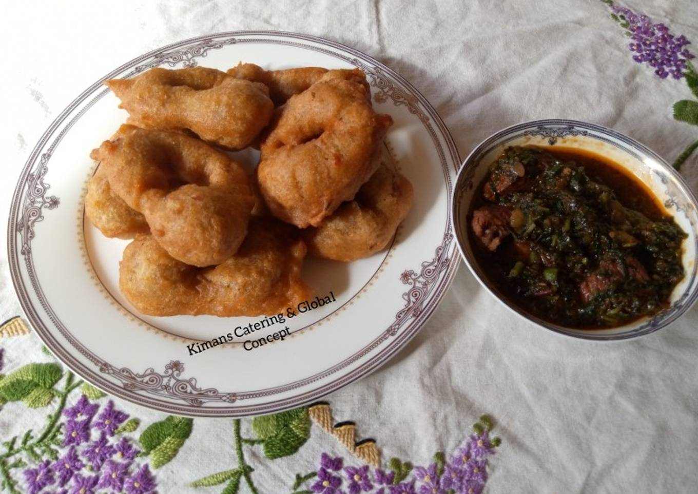 Funkaso with vegetable soup