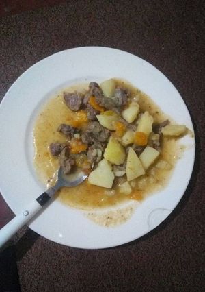 A picture of Beef stew.