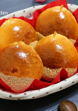 栗子造型麵包 的食譜成品照片