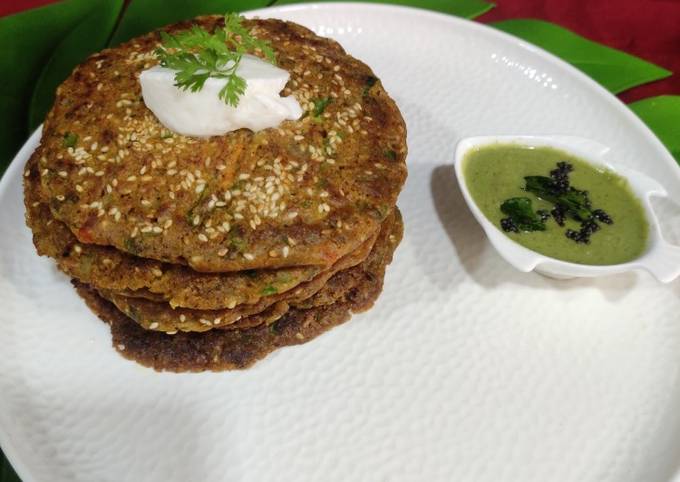 Healthy oats veggie Pancakes Recipe