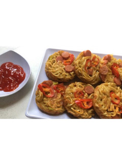 Foto resep Omelet Mie Mini