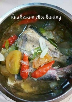 Foto resep Kuah asam ikan ekor kuning#BantuMantenBaru