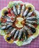 Σαρδέλες σαγανάκι μεσογειακές!!!