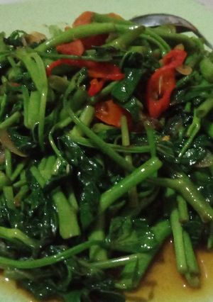Foto resep Tumis kangkung organik