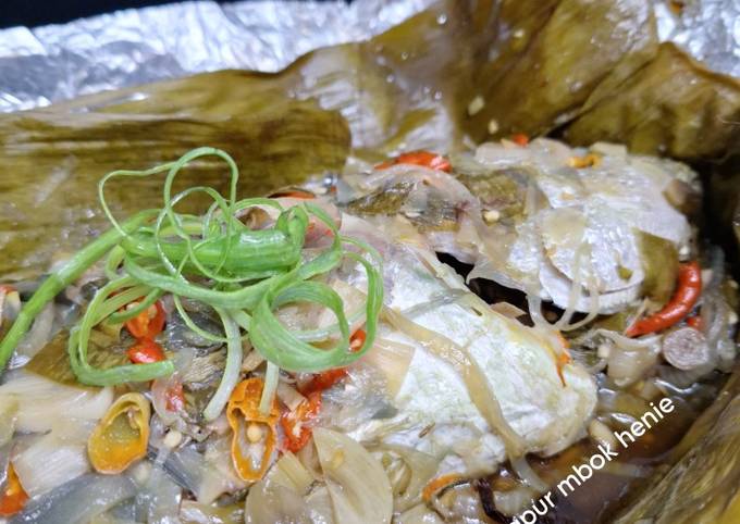 Resep Pepes Ikan Kakap Bumbu Iris Oleh Henie Wied Cookpad 6702