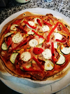 Una foto de Pizza ligera