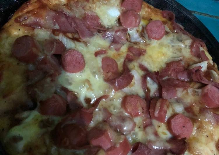 Cara Gampang Bikin Pizza home made dadakan Enak dan Antiribet