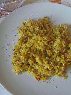 Una foto de Paella vegetariana