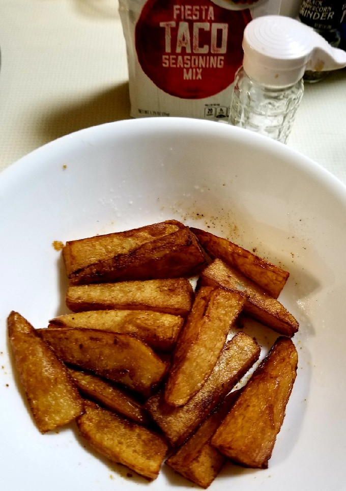 A picture of Fries with a Touch of Honey.