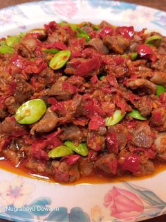Foto resep Ati Ampela Sambel Bawang Petai