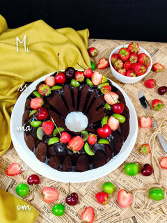 عکسی از دستور کیک شکلاتی